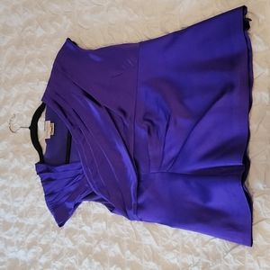 Karen Millen top size 10 purple